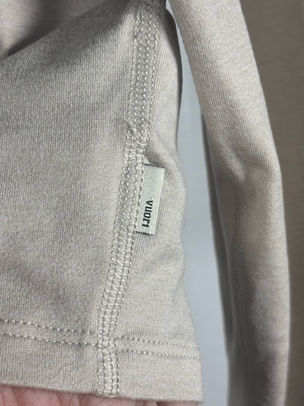 EUC VUORI Women’s Halo Button-Front Stretch Cardigan in Light Beige Sz M - Picture 3 of 5